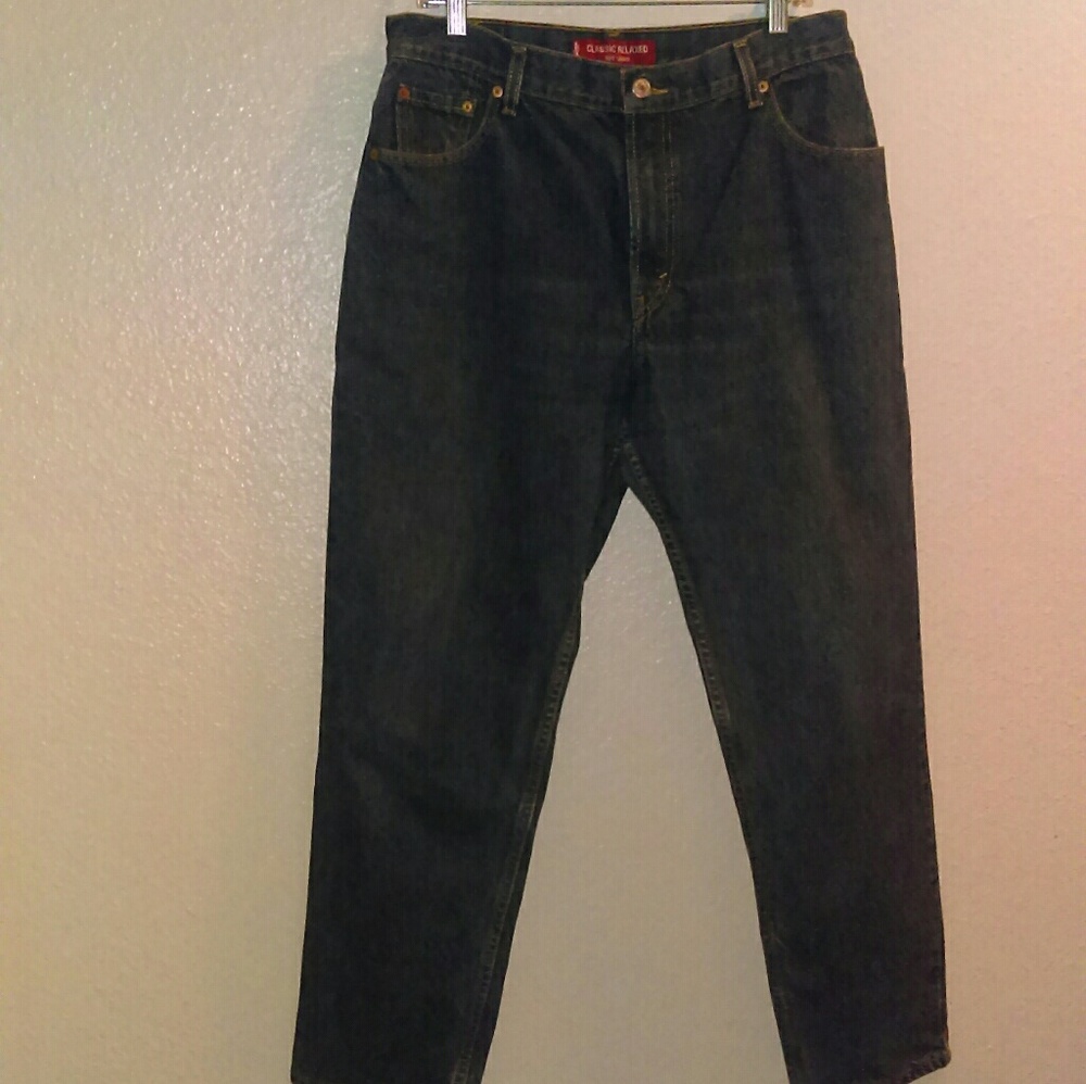 Levi's classic relaxed size 14 550 jeans